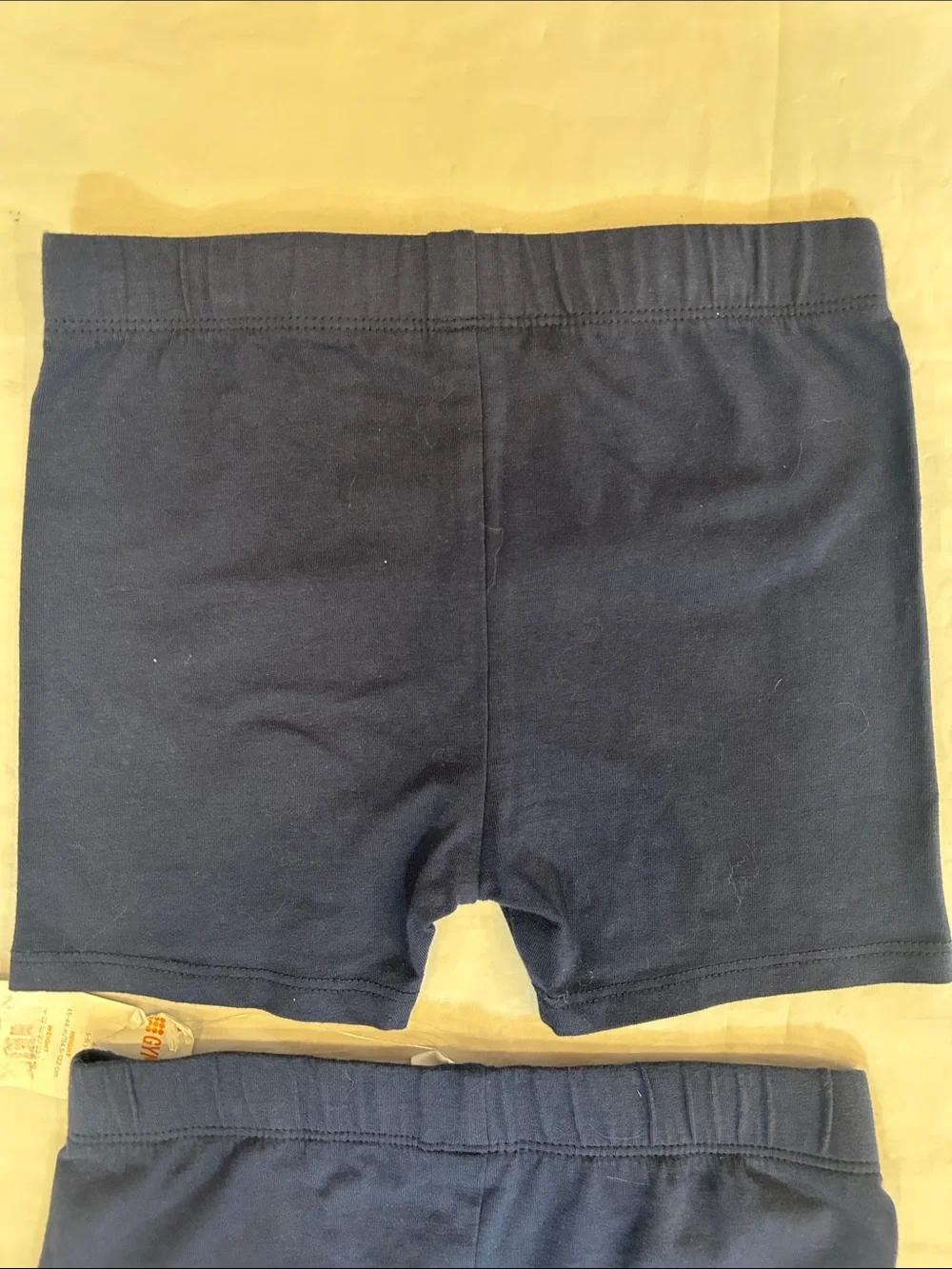 Gymboree Navy Blue Cotton Stretch Kids Shorts - 2 Pack